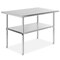 GRIDMANN Stainless Steel Work Table, NSF Commercial Kitchen Prep Table with Under Shelf for Restaurant and Home